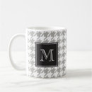 Buscar houndstooth tazas Blanco y negro