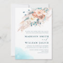 Buscar playa elegante boda invitaciones Floral