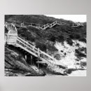 Buscar escalera blanco y negro arte Playa