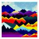 Buscar paisaje psicodélico posters Geométrico