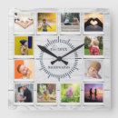 Buscar monograma madera de relojes de pared Tipografía