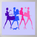 Buscar chicas de compras posters Divertido