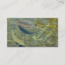 Buscar trucha arco iris tarjetas de visita Para todos