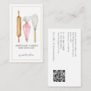Buscar repostería y pastelería tarjetas de visita Acuarela