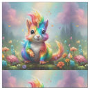 Buscar unicornio del arco iris telas Adorable