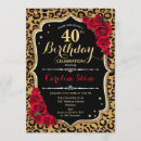 Buscar os diseños del invitaciones 40 cumpleaños Para ella