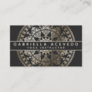 Buscar mandala tarjetas de visita Oro