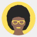 Buscar afro pegatinas Hermoso