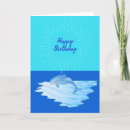 Buscar delfín azul tarjetas Lindo
