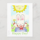 Buscar conejito feliz postales Niños