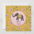 Buscar elefante indio invitaciones Vintage