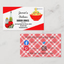 Buscar espaguetis tarjetas de visita Restaurante