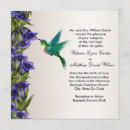 Buscar colibríes invitaciones Morado