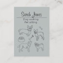 Buscar dog walking tarjetas de visita Entrenador de perros