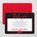 Buscar rojo con negro tarjetas Invitados