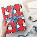 Buscar pingüino lindo papel de regalo Antártico