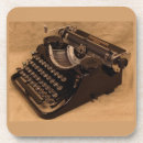 Buscar máquina de escribir posavasos Vintage