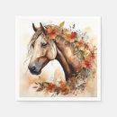Buscar caballo servilletas Floral