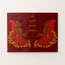 Buscar rojo y negro puzzles Dragón