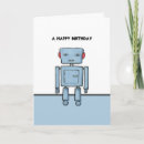Buscar robot tarjetas Ilustracion