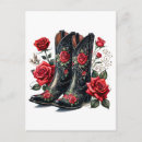 Buscar botas de vaquero postales Vaquera