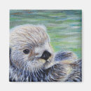 Buscar nutria linda imanes Mar
