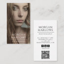 Buscar freelance tarjetas de visita Código qr