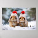 Buscar conejito de la navidad posters Nieve