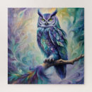 Buscar lechuza puzzles Turquesa