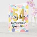 Buscar 54 años tarjetas Para ella