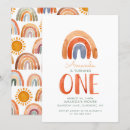 Buscar del arco iris invitaciones de cumpleaños Moderno