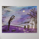 Buscar cementerio espeluznante posters Oscuro