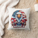 Buscar bandera y águila cojines Patriótico