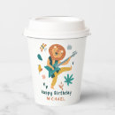 Buscar dibujo animado papel vasos Ilustración