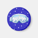 Buscar copos de nieve imanes Festivo