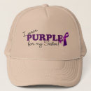 Buscar cinta púrpura gorras Cáncer