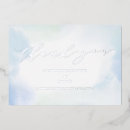 Buscar de agradecimiento invitaciones Azul
