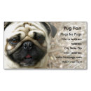 Buscar pug tarjetas de visita Animales