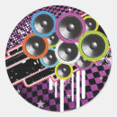 Buscar audio pegatinas Negro