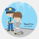 Buscar oficial de policía pegatinas Adorable