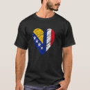Buscar bosnia camisetas Corazón