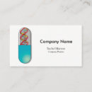 Buscar cápsulas tarjetas de visita Farmacéutico