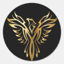 Buscar phoenix pegatinas Negro y oro