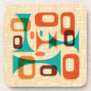 Buscar diseño retro posavasos Años 1960