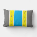 Buscar rayas amarillas y azules cojines Para todos
