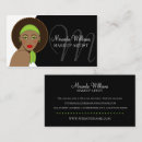 Buscar afro tarjetas de visita Salón