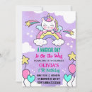 Buscar rainbow unicorn invitaciones Niña
