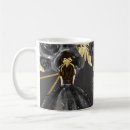 Buscar corona negra tazas Elegante