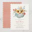 Buscar ducha rústica del boda invitaciones Girasol