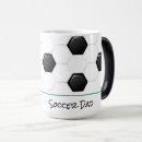Buscar pelota de fútbol tazas Papá